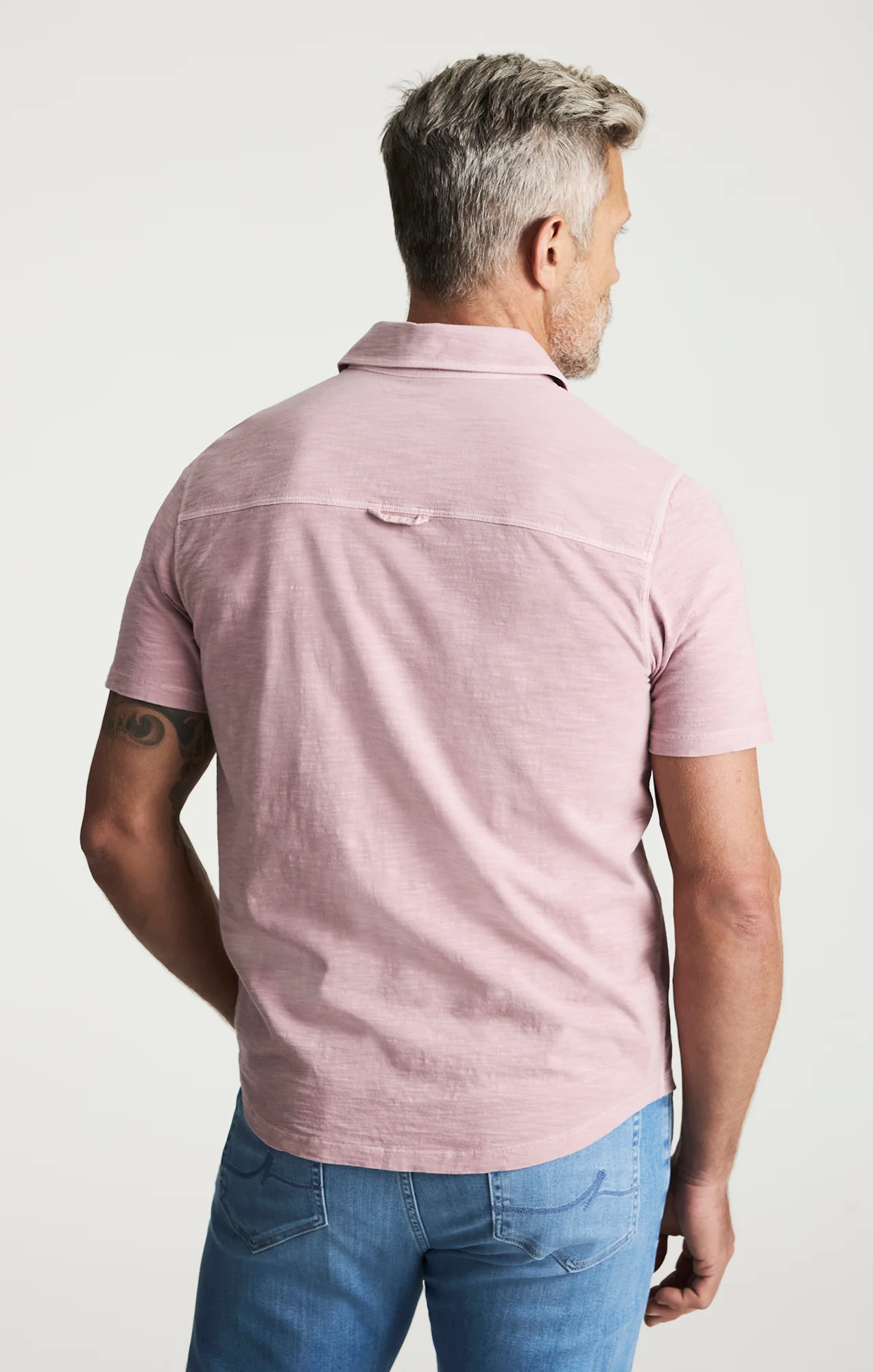 Jersey Shirt In Woodrose - Image 3