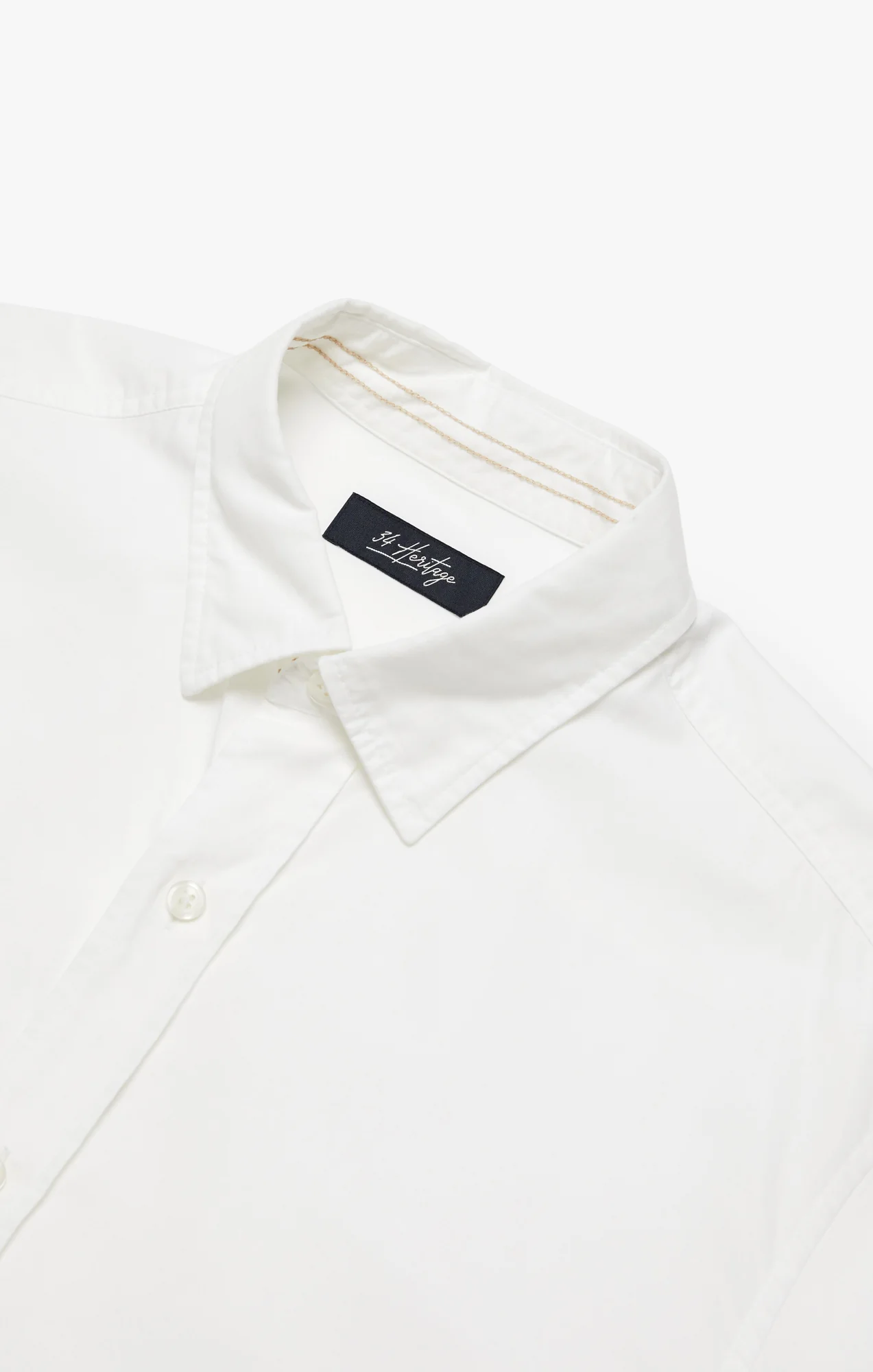 Luxe Twill Shirt In Bright White - Image 10