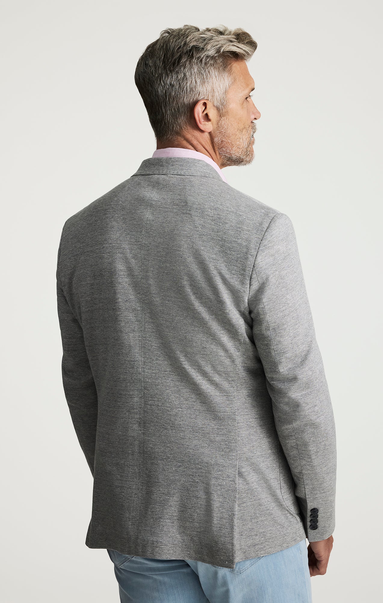 Matteo Melange Blazer In Grey - Image 3