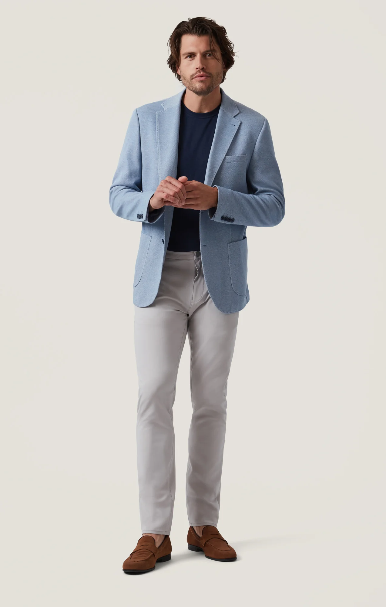 Matteo Pique Blazer in Blue - Image 4