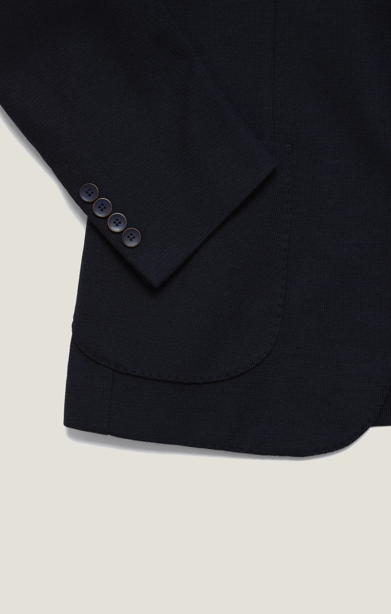 Matteo Smart Knit Blazer In Navy - Image 13