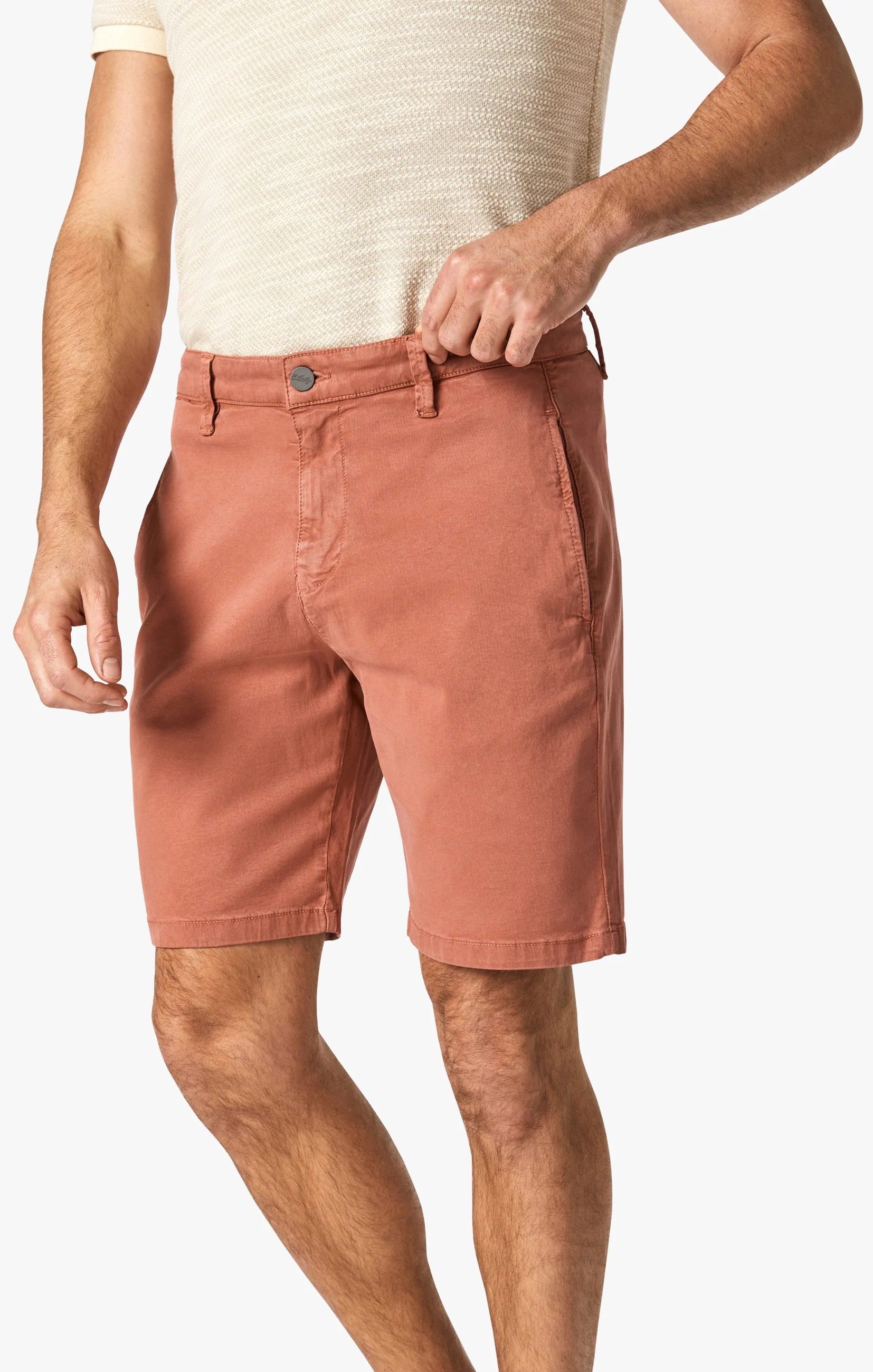 Nevada Shorts In Brick Soft Touch - Image 2