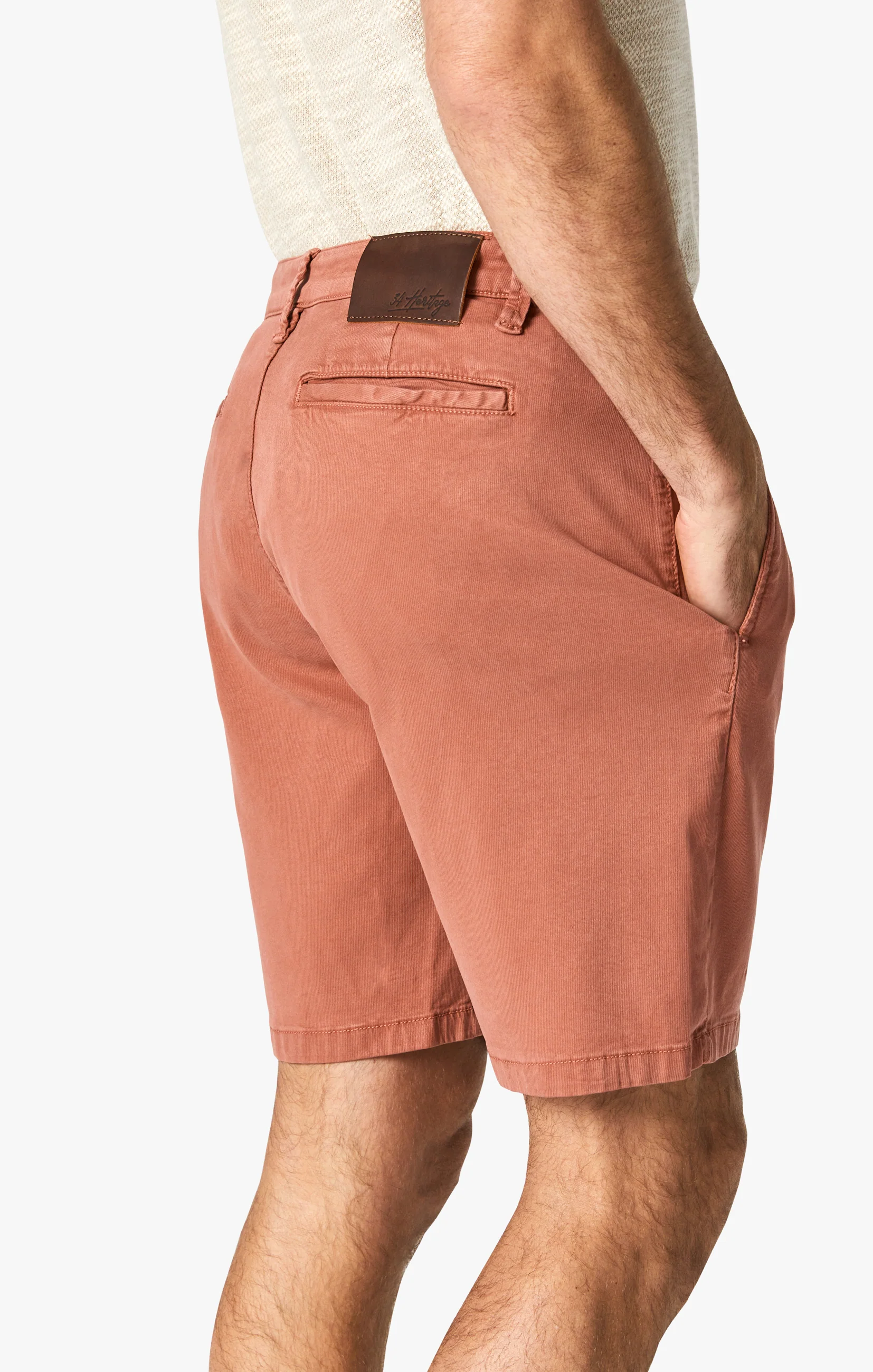 Nevada Shorts In Brick Soft Touch - Image 3
