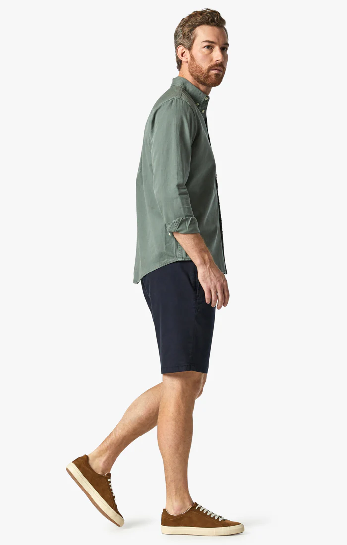 Nevada Shorts in Deep Navy Twill - Image 3