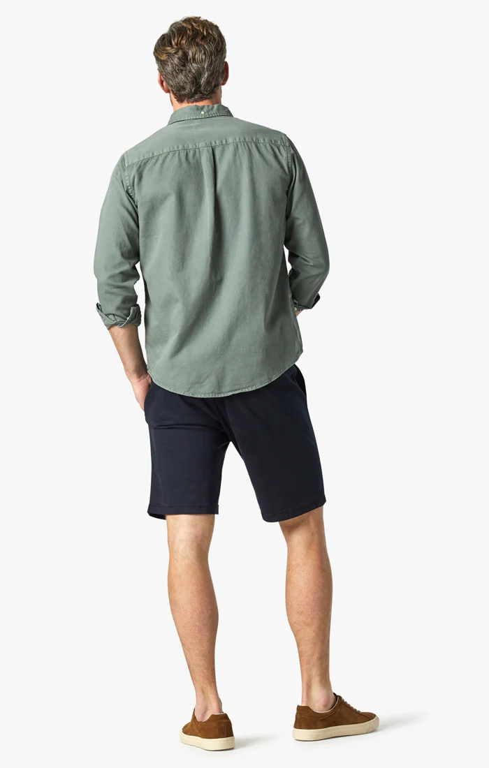 Nevada Shorts in Deep Navy Twill - Image 4
