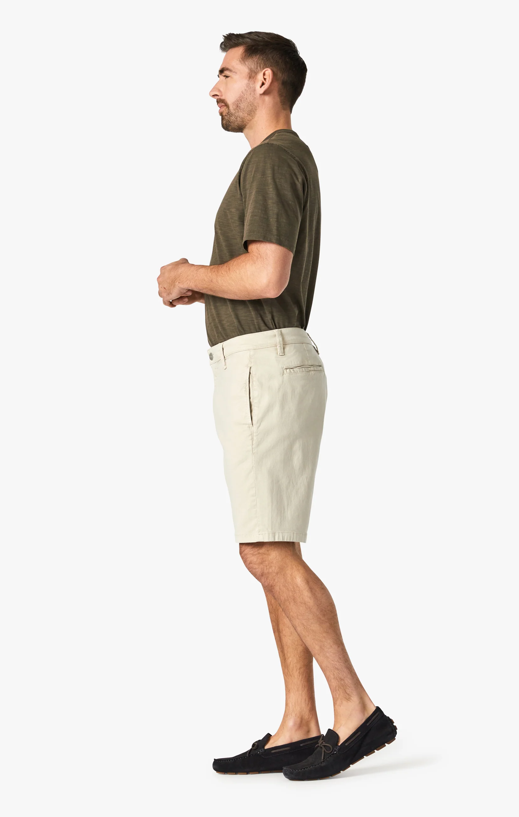 Nevada Shorts In Stone Soft Touch - Image 3