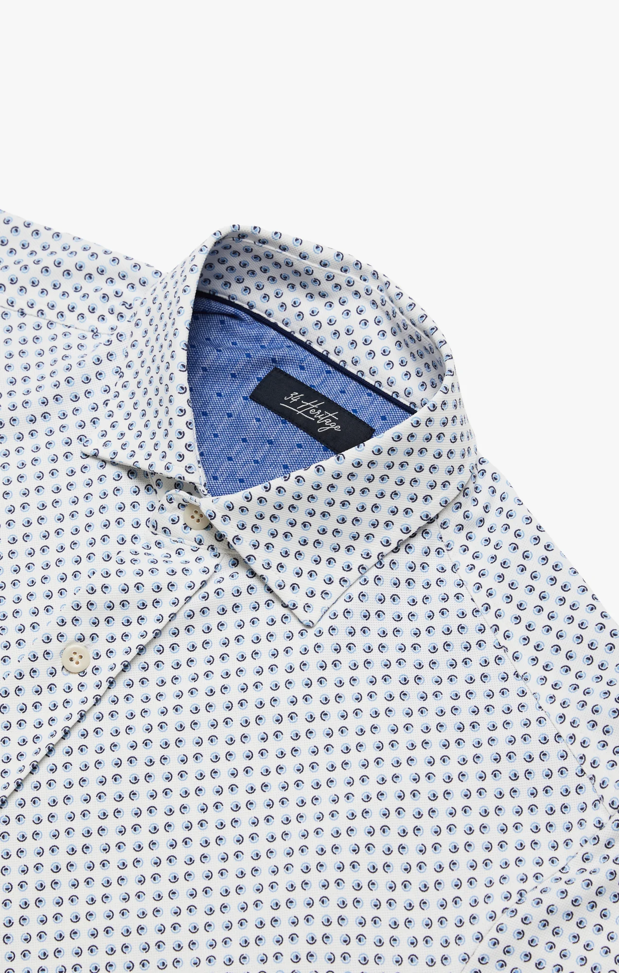 Ocean Dot Tech Shirt In White - Image 10