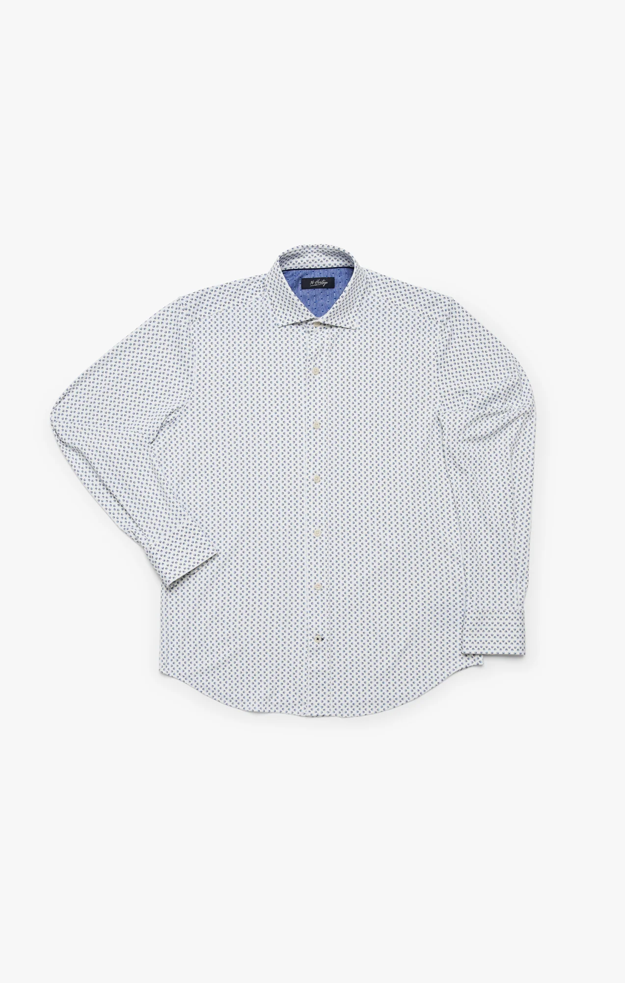 Ocean Dot Tech Shirt In White - Image 11