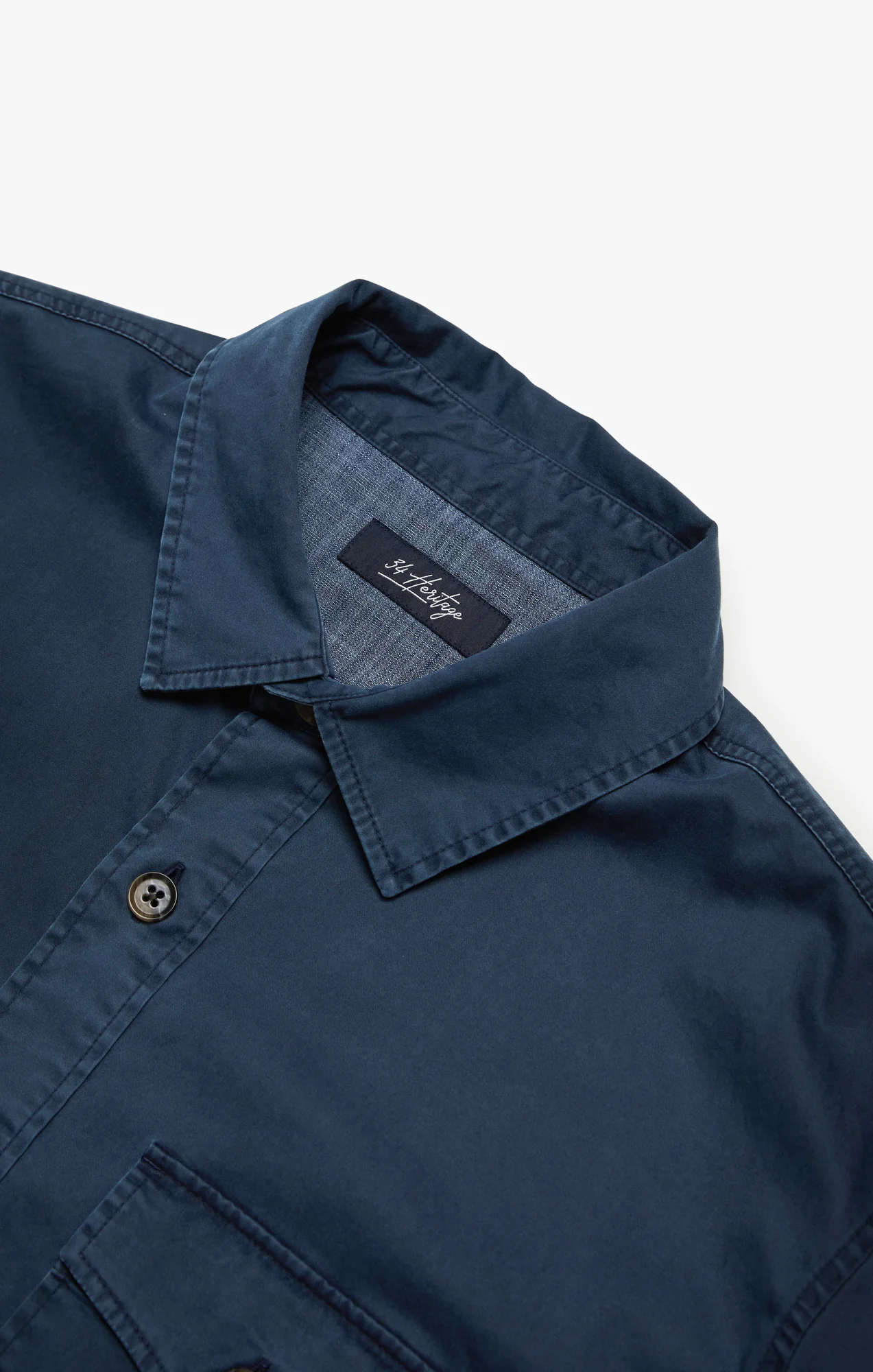 Overshirt In Dark Blue - Image 10