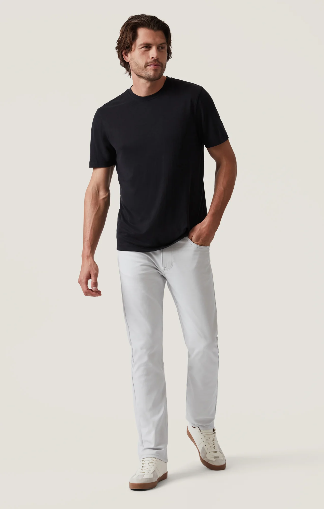 Pique T-Shirt in Black - Image 3