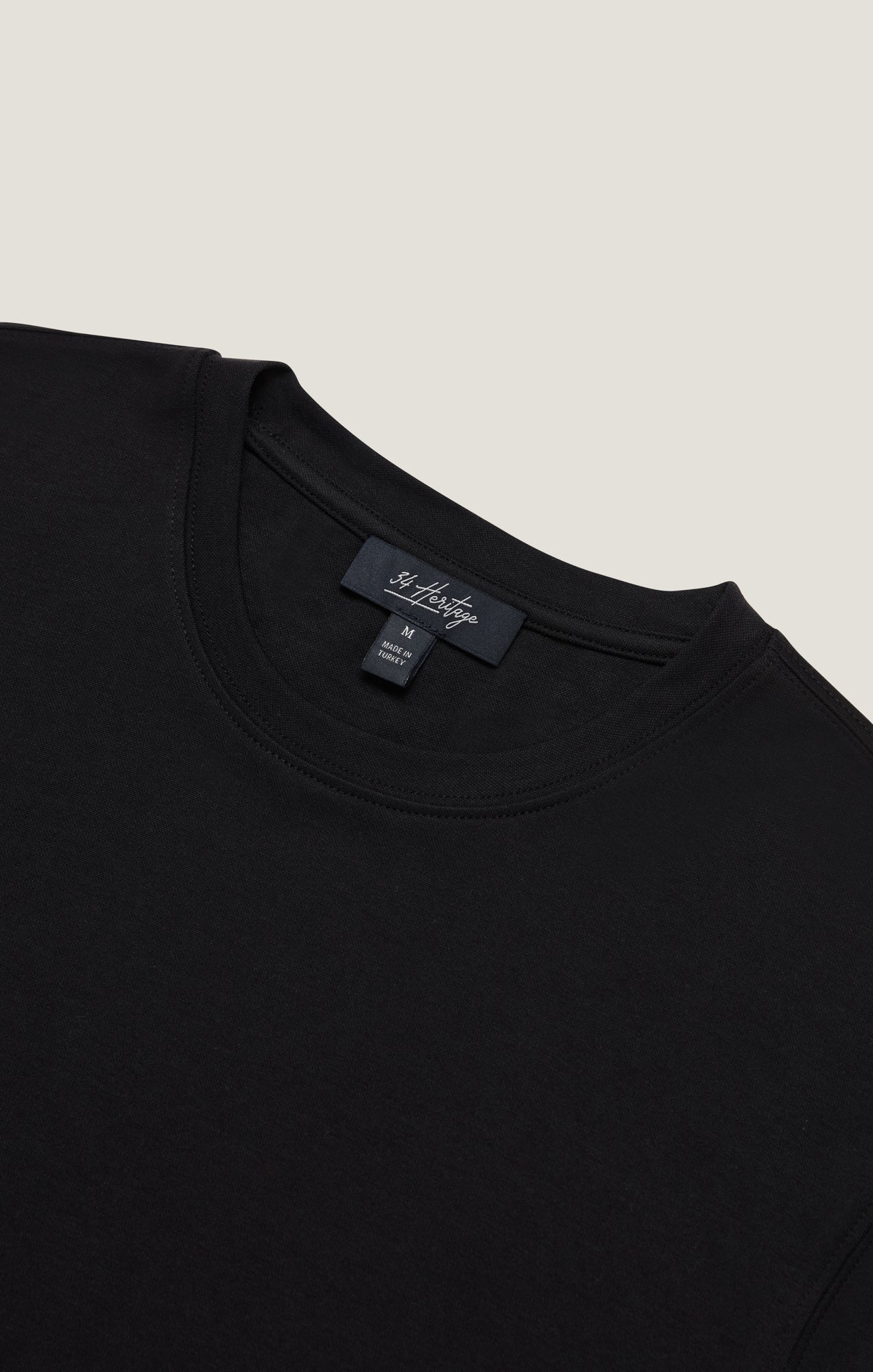 Pique T-Shirt in Black - Image 8
