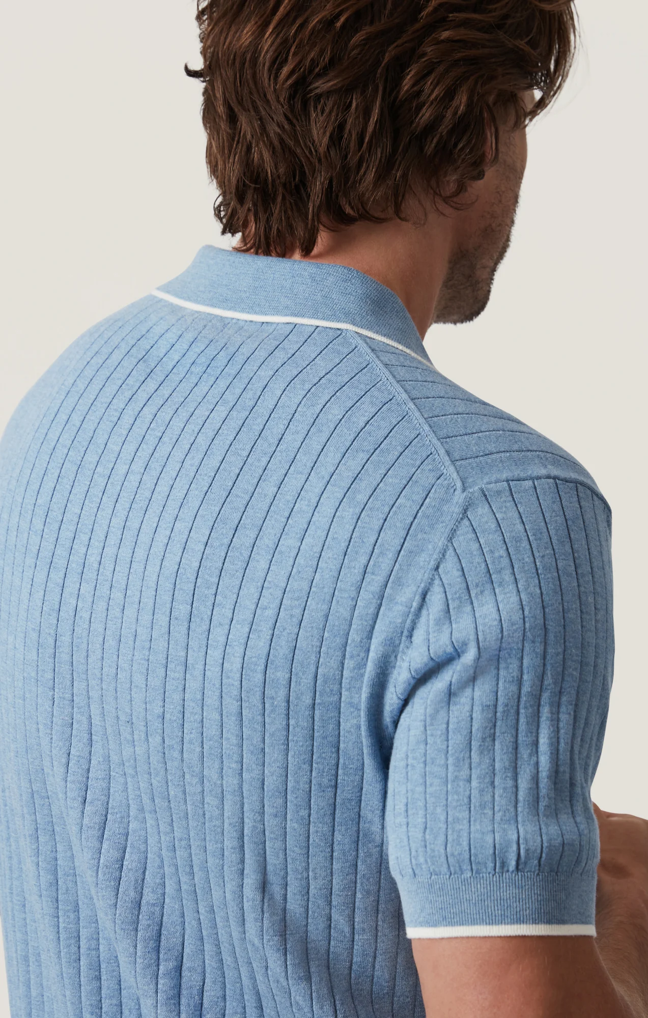 Polo Sweater in Blue - Image 5