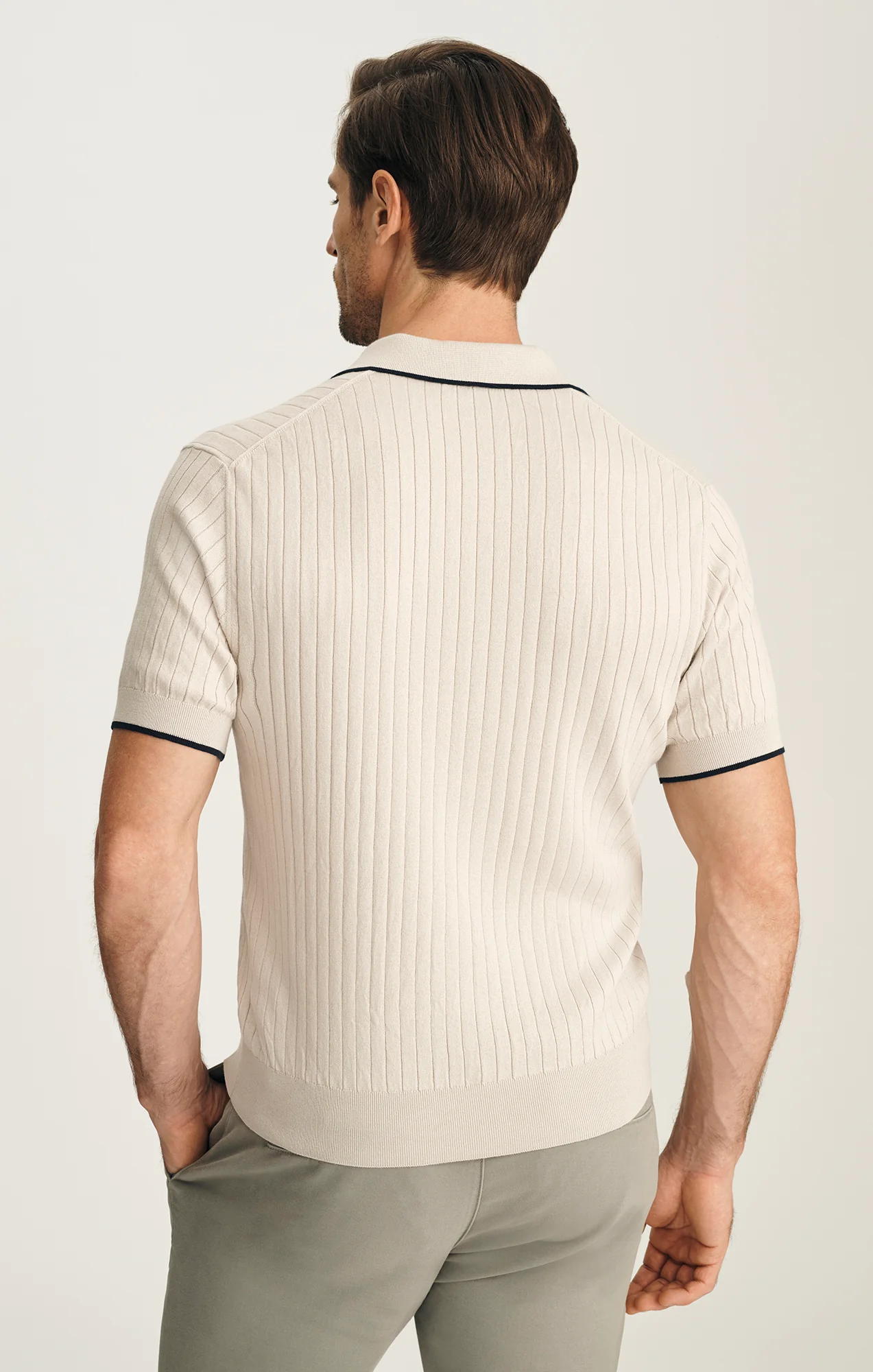 Polo Sweater In Pure Cashmere - Image 3