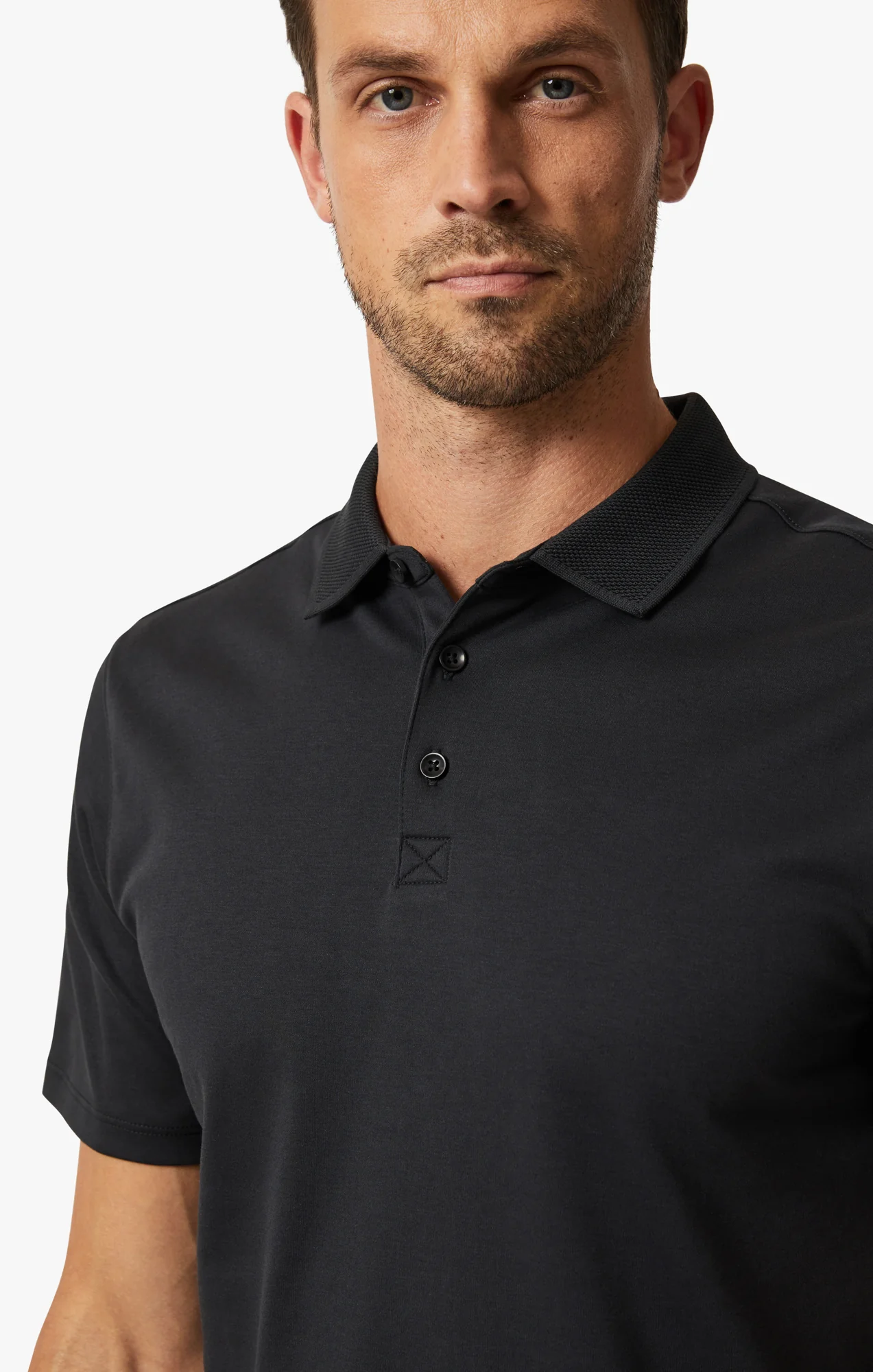 Polo T-Shirt In Black - Image 5