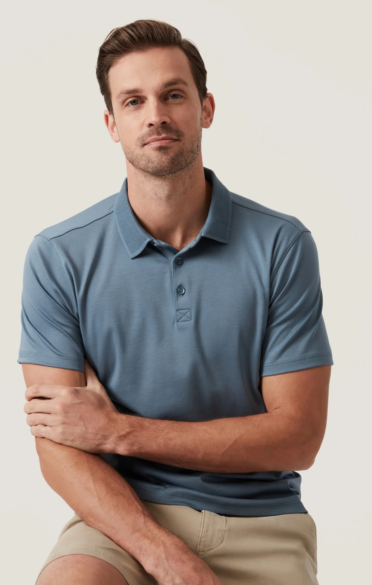 Polo T-Shirt in Ocean View - Image 7