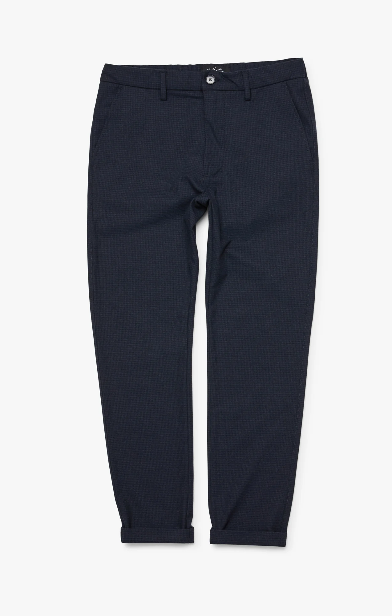Seville Elastic Waist Pants In Check Smart Sporty - Image 10