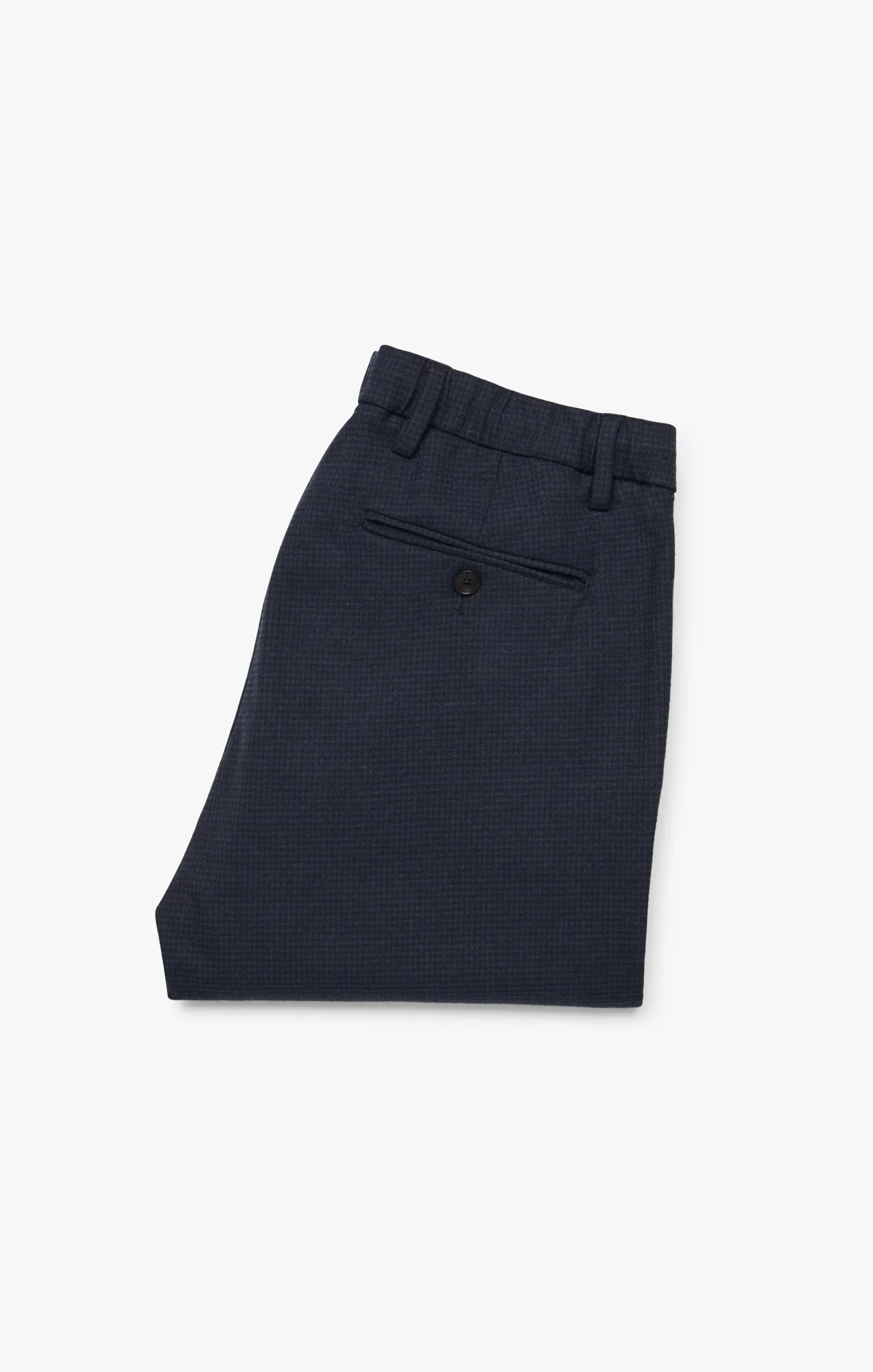 Seville Elastic Waist Pants In Check Smart Sporty - Image 12
