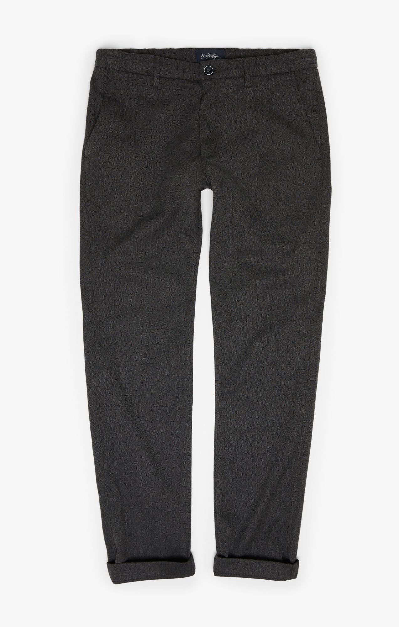 Seville Elastic Waist Pants In Smoke Smart Fancy - Image 10