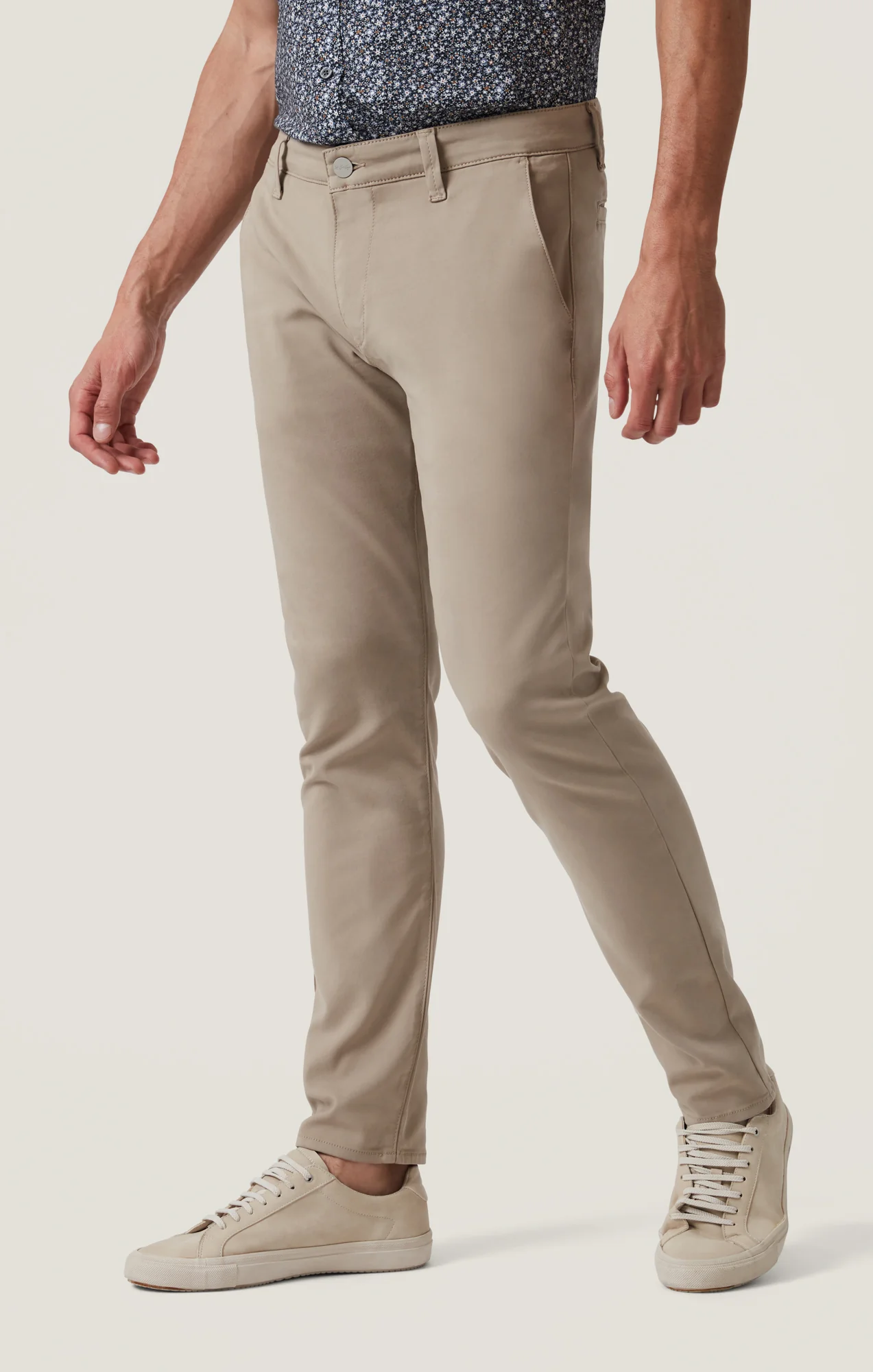Verona Straight Leg Chino Pants In Fern High Flyer - Image 3