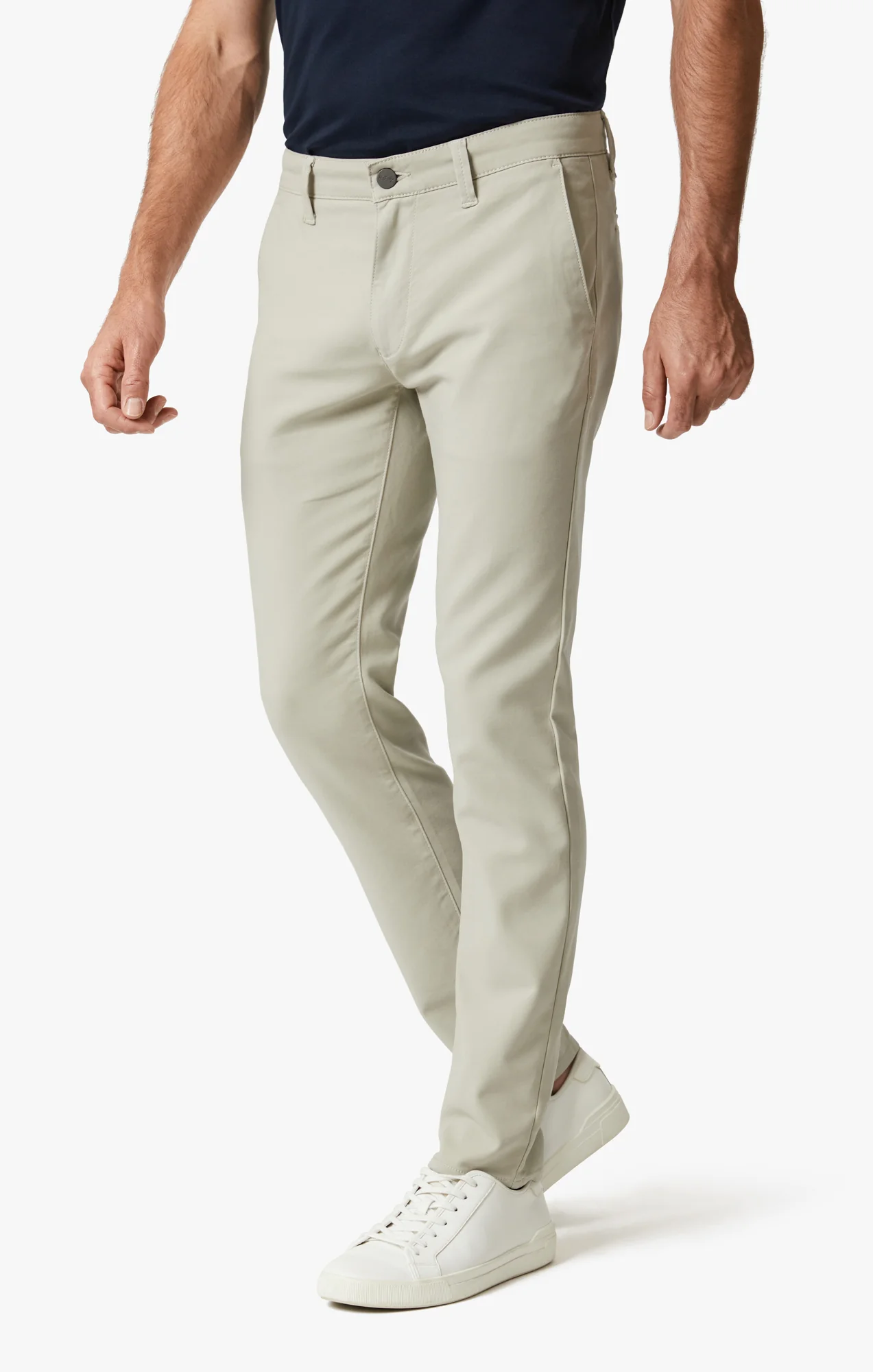 Verona Straight Leg Chino Pants In Willow High Flyer - Image 3