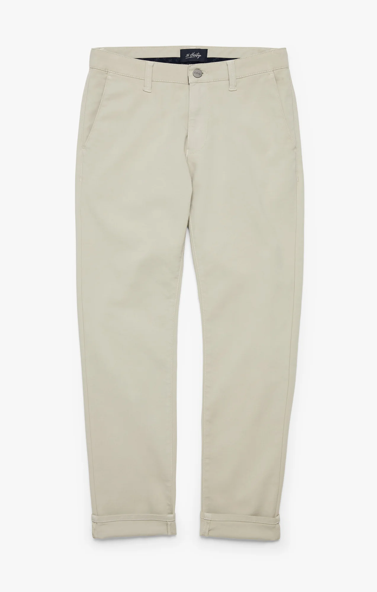 Verona Straight Leg Chino Pants In Willow High Flyer - Image 9