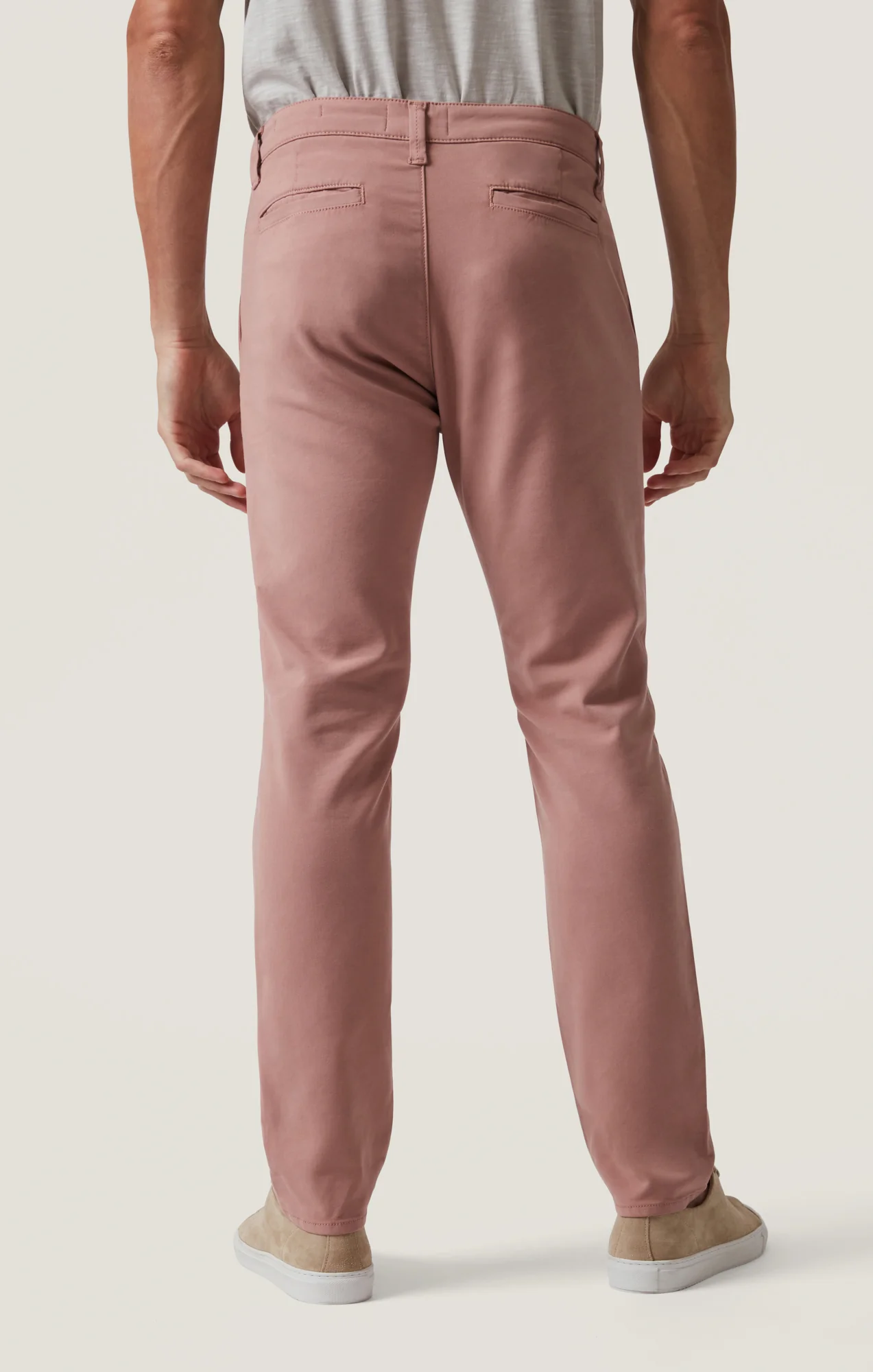 Verona Straight Leg Chino Pants In Rose High Flyer - Image 4