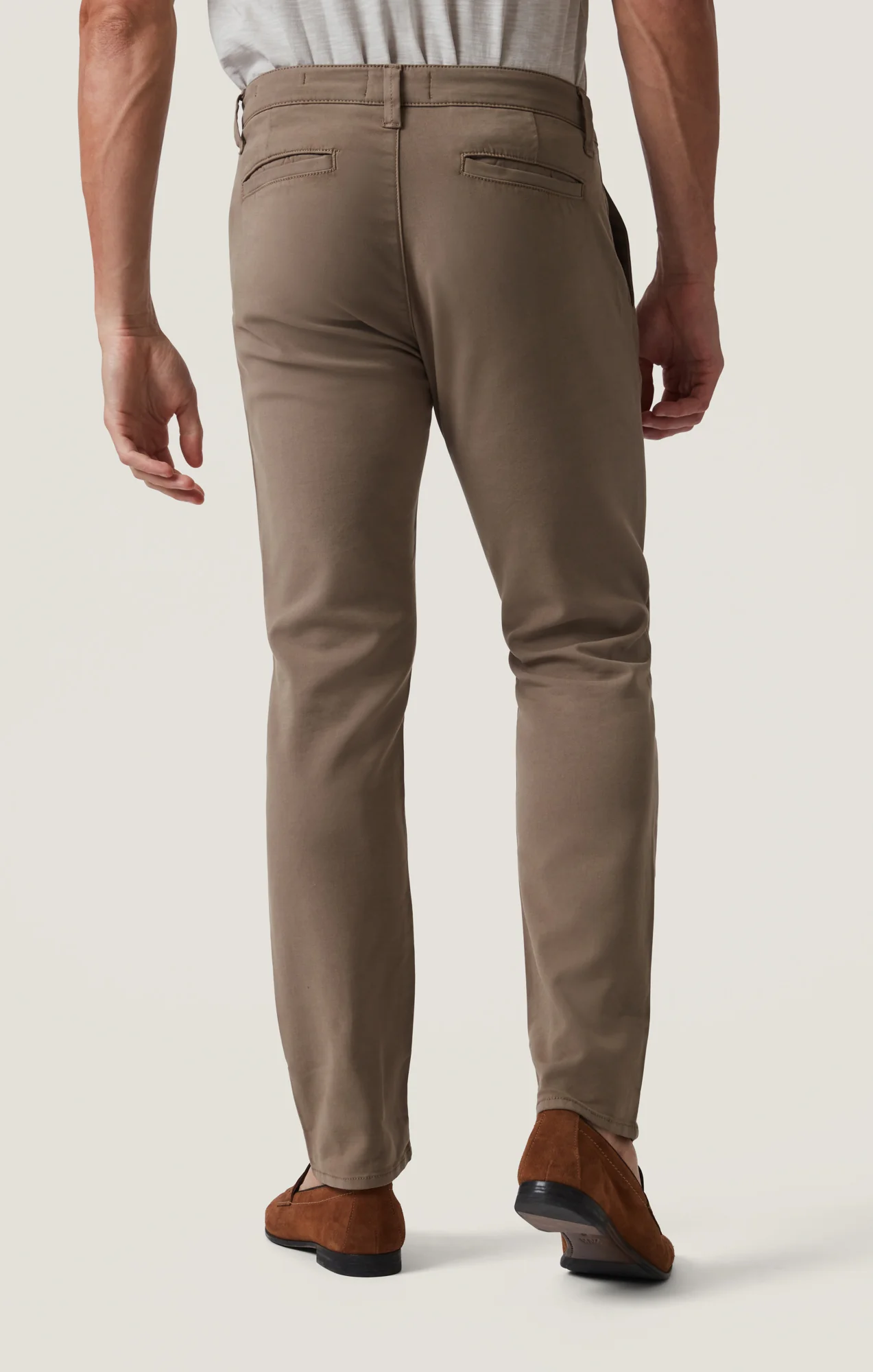 Verona Straight Leg Chino Pants In Toffee High Flyer - Image 4